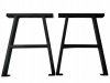 Nogi ławki 2 sztuki komplet ogrodowe Simple MetalFab