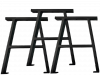 3x Nogi ławki ogrodowej noga proste N1 komplet MetalFab