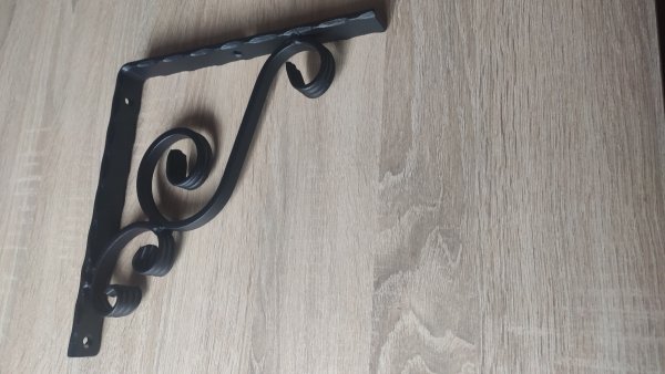 Wspornik kuty ozdobny 150x150 wspornik półki kuty Metalfab