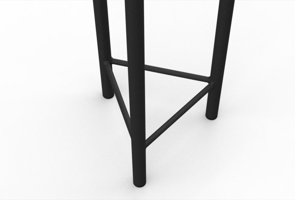 Stojak podwójny na kwiaty loft kwietnik 90 cm podstawka SK90 MetalFab 