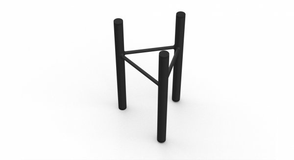 Stojak kwiaty loft kwietnik 30 cm podstawka MetalFab 