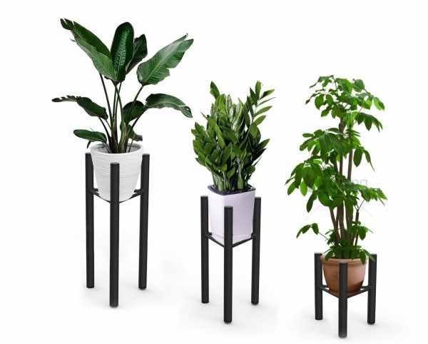 Stojak kwiaty loft kwietnik 20 cm podstawka MetalFab