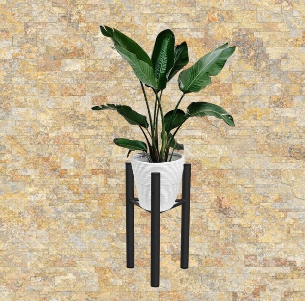 Stojak kwiaty loft kwietnik 30 cm podstawka MetalFab 