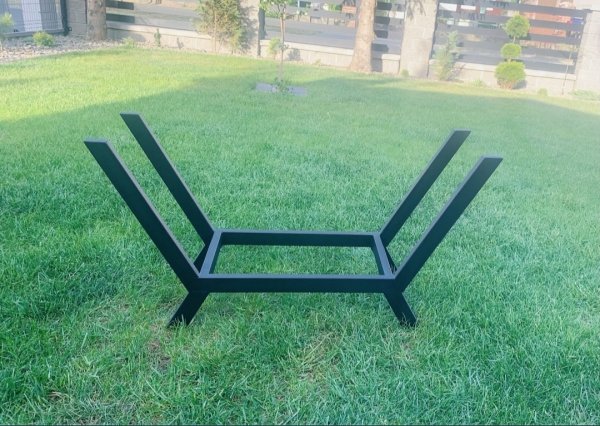 Stojak kosz na drewno drzewo kominkowe MetalFab R80