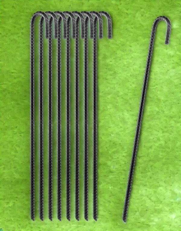 8x KOTWA ŚLEDŹ SZPILKA DO TRAMPOLINY ST4 8 mm x 50 cm MetalFab