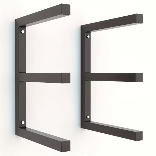 ✅ Wieszak – organizer z półką do przechowywania desek | Stal malowana proszkowo MetalFab