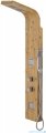Corsan Bao panel natryskowy z termostatem chrom drewno bambusowe B-022TBCH