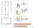 Radaway Idea 8 Kdj kabina 100x120cm prawa szkło przejrzyste 10340520-01-01R/10350453-01-01/10360120-01-01L