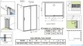 Radaway Premium Pro Black Kdj kabina 100x80cm prawa czarny mat/szkło przejrzyste 1015100-54-01R/1016080-54-01