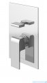 Kohlman Saxo zestaw prysznicowy z deszczownicą kwadratową 30x30 cm chrom QW210SQ30