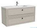 Oristo Montebianco szafka z umywalką Amelia 120x60x46 piaskowy mat OR47-SD2S-120-10/UME-AM-120-92-C