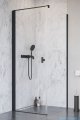 Radaway Nes Black Kdj I drzwi 90cm lewe czarny mat/szkło przejrzyste 10022090-54-01L