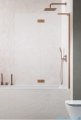 Radaway Essenza 8 SL Brushed Copper PND II parawan nawannowy 110cm prawy szczotkowana miedź/przejrzyste 10500110-93-01R