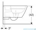 Geberit Smyle Square Miska wisząca, Rimfree 500208011