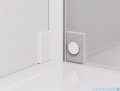 SanSwiss Cadura White Line drzwi wahadłowe 100cm jednoczęściowe lewe z polem stałym biały mat CA31CG1000907