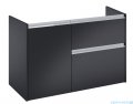 Roca Gap Pro szafka z koszem cargo prawa 98x45x63 CZARNY MAT A857905532