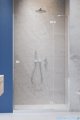 Radaway Fuenta Dwj drzwi wnękowe 90cm prawe chrom połysk szkło przejrzyste 1384013-01-01R