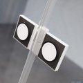 Radaway Essenza Pro White Kdj+S kabina 100x80x100cm lewa biały mat/szkło przejrzyste 10097380-04-01L/10098100-01-01/10098100-01-01