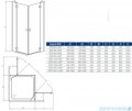 Radaway Essenza KDD kabina 90x90 szkło intimato 32852-01-12N
