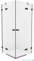 New Trendy Avexa Black kabina kwadratowa 120x90x200 cm przejrzyste EXK-1621