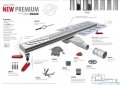 Wiper New Premium Revers Odpływ liniowy z kołnierzem 100 cm szlif syfon snake 500.0251.02.100