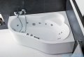 Poolspa Wanna asymetryczna LEDA 150x100 prawa + hydromasaż Smart 2 PHAE410ST2C0000