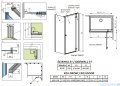 Radaway Essenza 8 Black Kdj kabina 110x70cm prawa czarny mat/szkło przejrzyste 10480712-01-01R/10470337-54-01R/10113070-01-01
