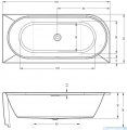 Riho Desire Corner LED wanna narożna z hydromasażem Sparkle Mood lewa 180x84cm B088004005