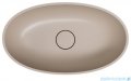 Omnires Shell M+ umywalka nablatowa 60x35 cm dune beige mat SHELLUNDB