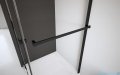 Radaway Idea Black Kdj Factory kabina prysznicowa 110x90 prawa czarny mat/szkło przejrzyste 387041-54-55R/387050-54-55L