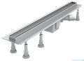 Schedpol Slim Lux odpływ liniowy z maskownicą Plate Slim do zabudowania płytkami 70x3,5x9,5cm OLP70/SLX