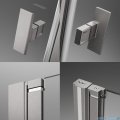 Radaway Nes Kds I Brushed Nickel kabina 100x75cm prawa szczotkowany nikiel 10023100-91-01R/10043075-91-01