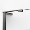 New Trendy Nesta Gunmetal Brushed kabina Walk-In 110x200 cm wspornik kątowy grafit szczotkowany/szkło przejrzyste K-1758-WL