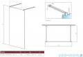 Radaway Modo New I kabina Walk-in 120x200 szkło przejrzyste 388124-01-01