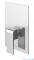 Kohlman Saxo zestaw prysznicowy z deszczownicą kwadratową 35x35 cm chrom QW220SQ35