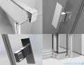 Radaway Nes 8 Dwj II Drzwi wnękowe 120 cm lewe chrom połysk szkło przejrzyste 10083120-01-01L