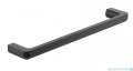 Roca Tempo wieszak ręcznikowy jednoramienny ścienny 45 cm z odporną powłoką Everlux Brushedo Tiatnium Black A817029NM0