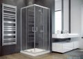 Besco Modern kabina kwadratowa 80x80x185cm przejrzyste