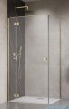 Radaway Essenza Kdj Brushed Gold kabina 100x100cm lewa szczotkowane złoto 1385040-99-01L/1384052-01-01