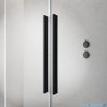 Radaway Furo Black DWJ drzwi prysznicowe 140cm prawe szkło przejrzyste 10107722-54-01R/10110680-01-01