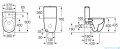 Roca Meridian Rimless miska do kompaktu biały A34224L000