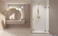 Radaway Essenza Pro Brushed Gold Dwj drzwi wnękowe 100cm prawe szczotkowane złoto 10099100-99-01R
