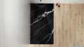 Besco Vexo Marble Black 130x90cm brodzik prostokątny VMB-130-90-P