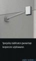 Kermi Osia Kabina prysznicowa wejście narożne, lewa, szkło przezroczyste 100x100 cm OSESL10020VPK/OSESR10020VPK