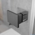 Radaway Essenza Pro  Brushed GunMetal Kdj kabina 100x110cm lewa szczotkowany grafit 10097100-92-01L/10098110-01-01