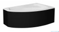 Besco Rima obudowa CZARNY mat 150x95cm prawa/lewa OAR-150-NSC