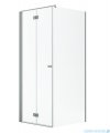 Radaway Nes Kdj B Brushed Nickel kabina 100x70cm lewa szczotkowany nikiel 10025100-91-01L/10039070-01-01
