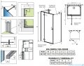 Radaway Essenza Gold Kdj+S kabina 70x120x70cm lewa złoty połysk szkło przejrzyste 1384048-01-01/1385024-09-01L/1384048-01-01