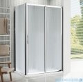 Novellini Drzwi prysznicowe przesuwne LUNES 2P 108 cm szkło przejrzyste profil biały LUNES2P108-1D