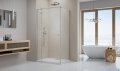 Radaway Essenza Kdj Brushed Nickel kabina 100x80cm lewa szczotkowany nikiel 1385040-91-01L/1384051-01-01